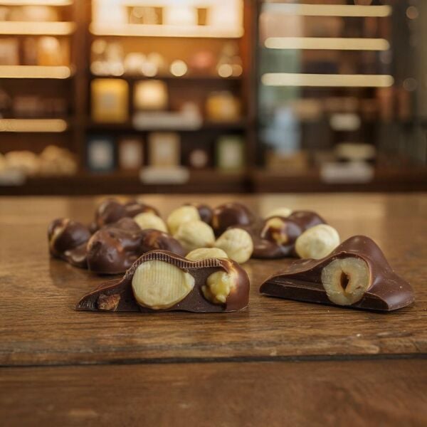 Dark Brown Fındıklı Sütlü Roş Çikolata - El Yapımı Lezzet 750 Gram