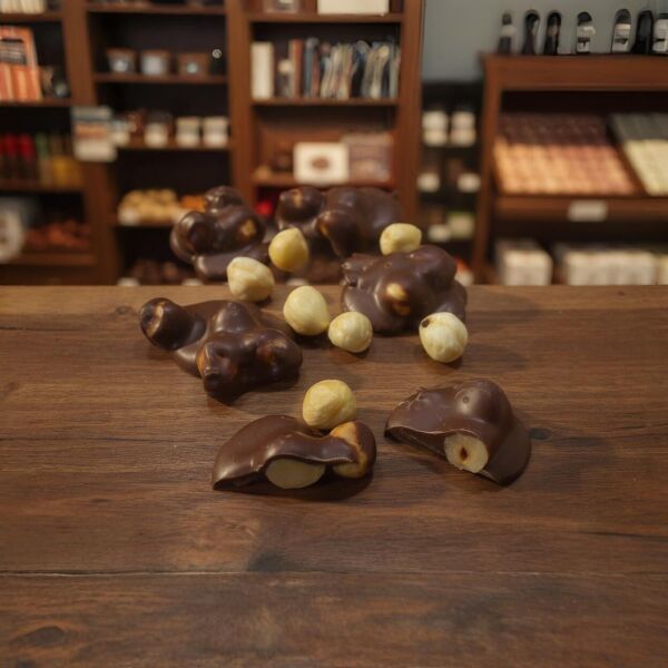 Dark Brown Fındıklı Sütlü Roş Çikolata - El Yapımı Lezzet 750 Gram