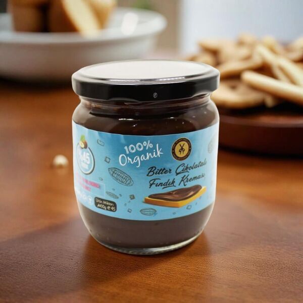 Dark Brown Bitter Sürülebilir Çikolatalı Fındık Kreması 2 Adet (2x400 g)