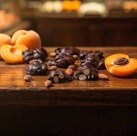 Dark Brown Kayısı Çekirdekli Bitter Roş Çikolata 750 Gram