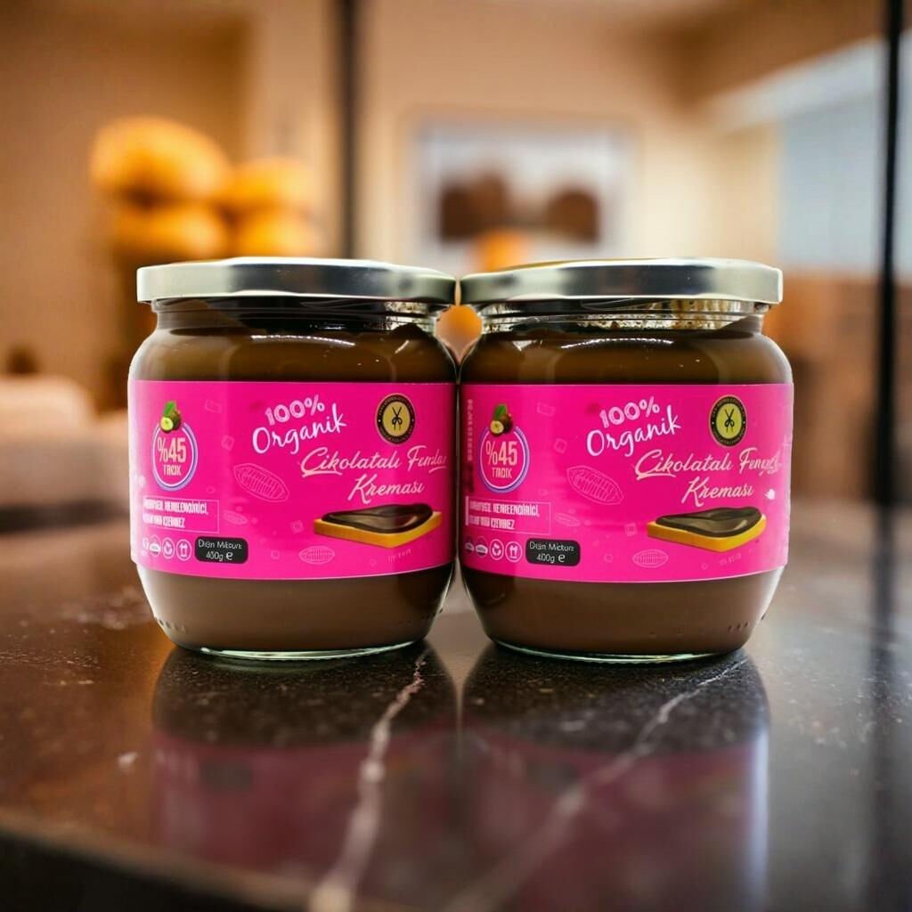 Dark Brown Sütlü Çikolatalı Fındık Kreması - El Yapımı Katkısız 2 Adet (2x400 g)