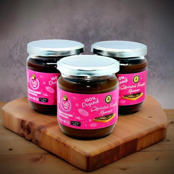 Dark Brown Sütlü Çikolatalı Fındık Kreması - El Yapımı Katkısız 3 Adet (3x400 g)