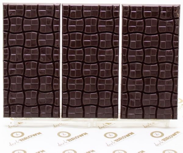 Dark Brown 3 Adet %70 Bitter Gerçek Tablet Çikolata El Yapımı Bar Çikolata