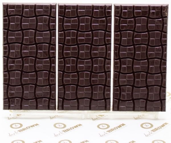 Dark Brown El Yapımı %70 Bitter Bar Çikolata - 3 Adet
