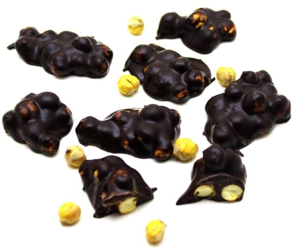 Dark Brown Leblebili Roş Bitter Çikolata - Tatlı Tuzlu Lezzet Deneyimi 500 Gram