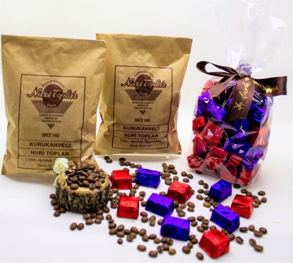Nuri Toplar Bayram Paketi: 500g Kahve ve 500g El Yapımı Çikolata
