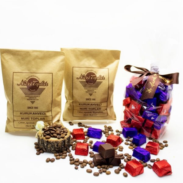 Nuri Toplar Bayram Paketi: 500g Kahve ve 500g El Yapımı Çikolata