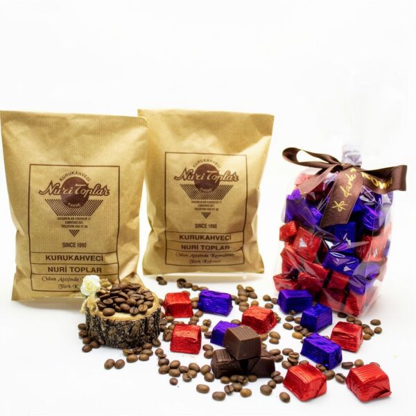 Nuri Toplar Bayram Paketi: 500g Kahve ve 500g El Yapımı Çikolata