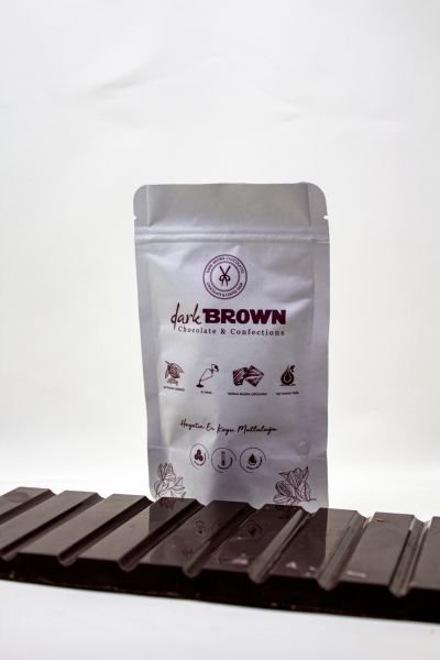 Dark Brown 1 KG %54 Bitter Kuvertür Çikolata Gerçek Beyoğlu El Yapımı Kuvertür