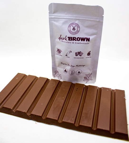 Dark Brown 1 KG Sütlü Kuvertür Çikolata Beyoğlu Gerçek El Yapımı Kuvertür