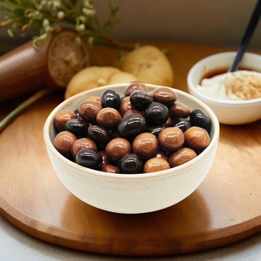 Dark Brown - Fındıklı Dolgulu Bitter ve Sütlü Draje Çikolata 250 Gram