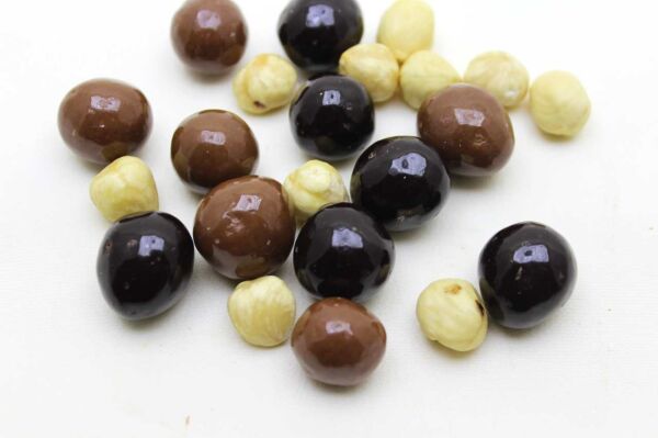 Dark Brown - Fındıklı Dolgulu Bitter ve Sütlü Draje Çikolata 1 KG