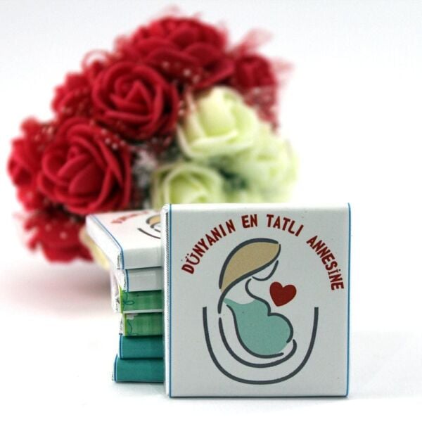 Dark Brown Anneler Günü Özel Yazılı Madlen Çikolatası