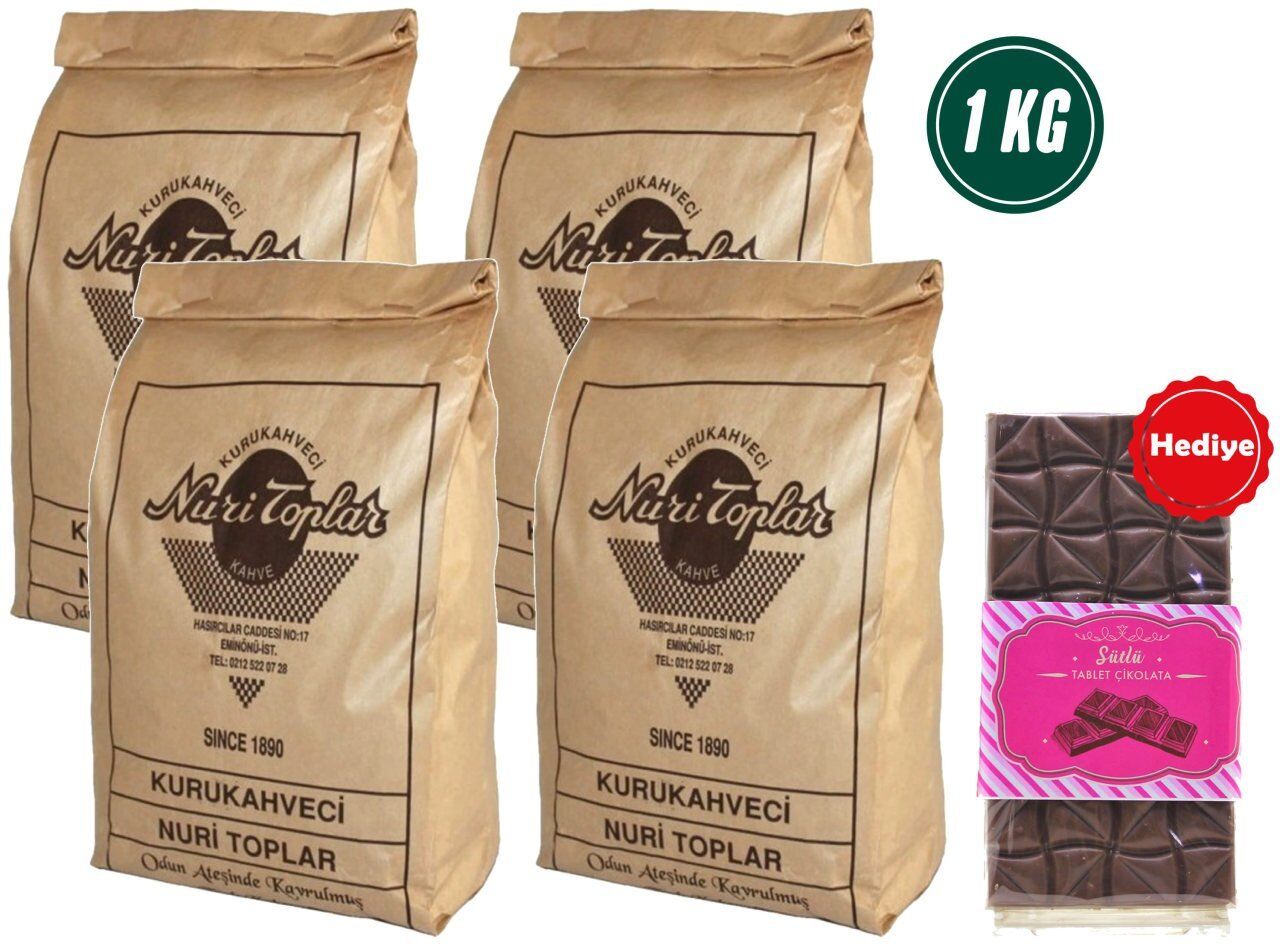 Nuri Toplar - Günlük Taze Çekim Türk Kahvesi 1 KG