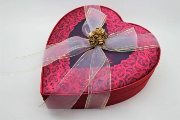 Dark Brown El Yapımı 'Seni Seviyorum' Yazılı Kalpli Çikolata KN02