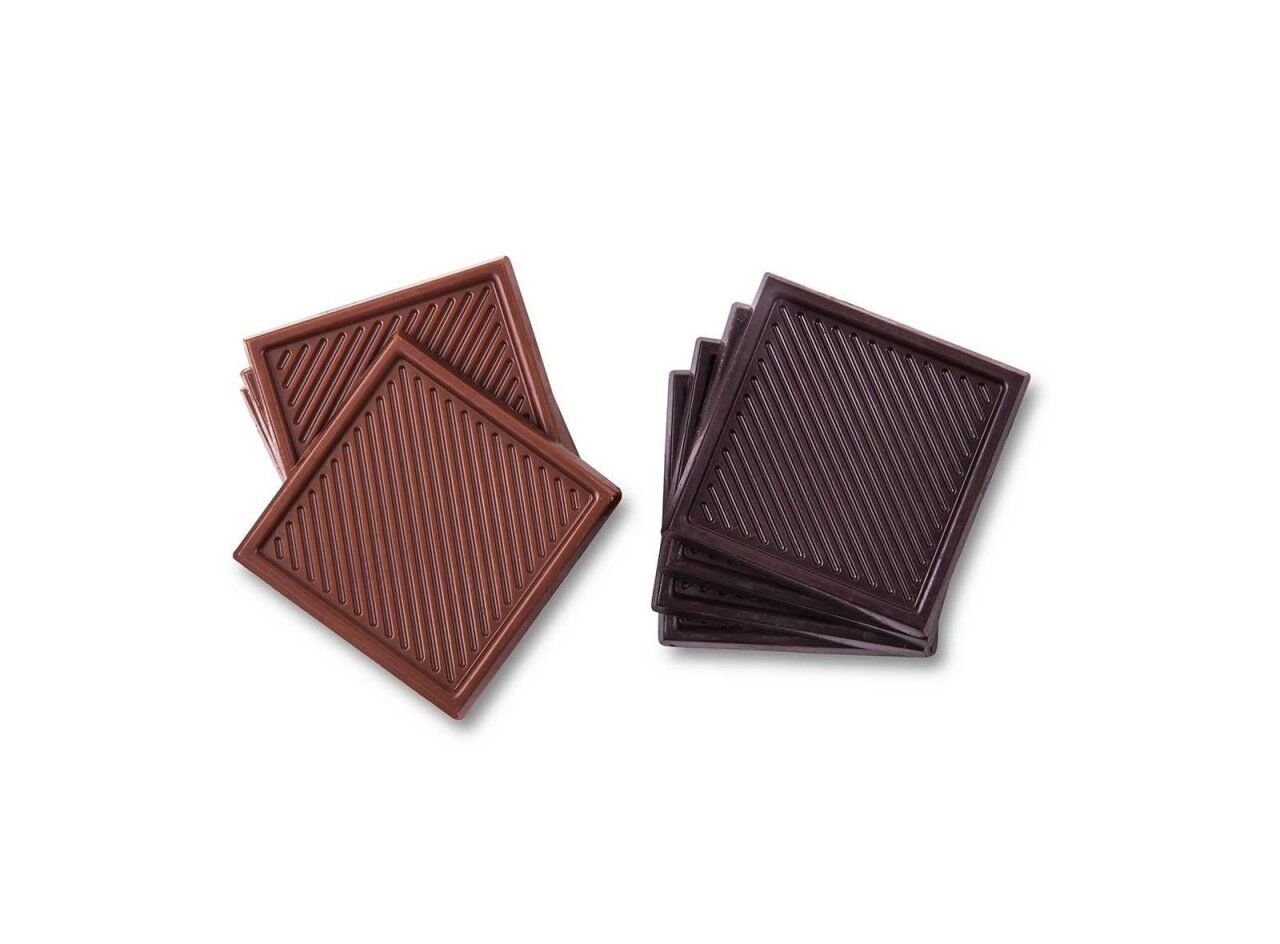 Dark Brown Madlen Çikolatası - Öğretmenler Gününe Özel Sütlü ve Bitter Seçenek 48'li (Hediye Kutu)