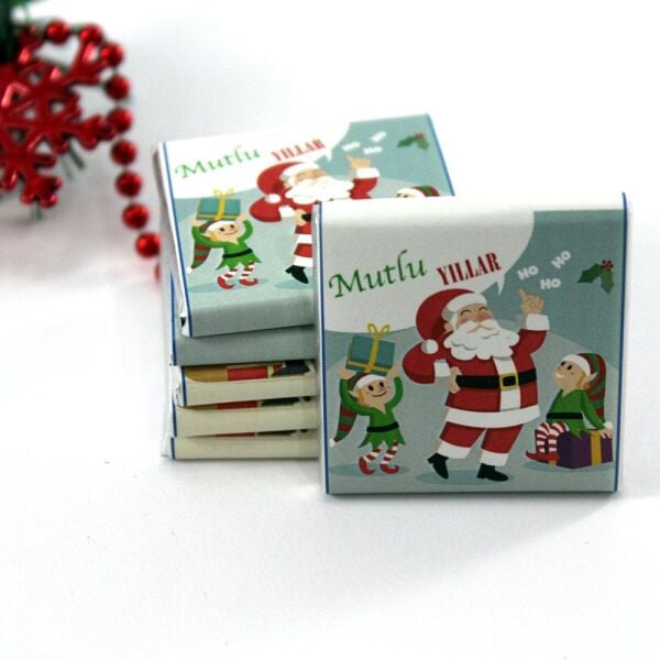 Dark Brown Yılbaşı Özel Madlen Çikolatası - El Yapımı, Katkısız