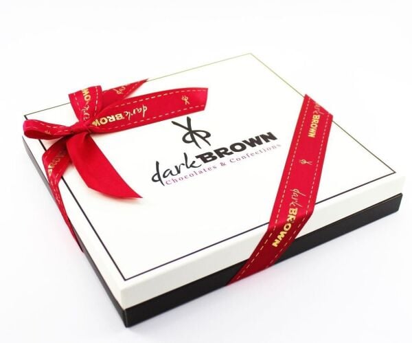 Dark Brown Evlilik Teklifi Madlen Çikolata 48'li (Hediye Kutu)