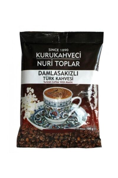 Nuri Toplar 100 gr Damla Sakızlı Türk Kahvesi