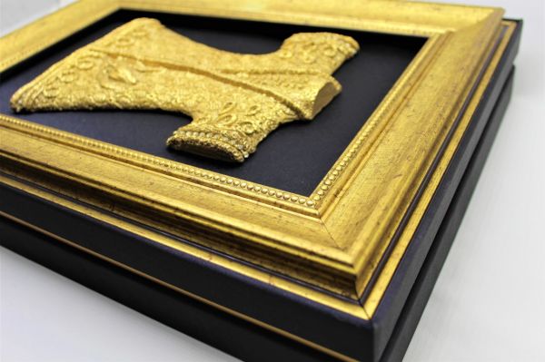 Dark Brown Yaldızlı Kaftan Çerçeveli Çikolata Kutusu Hediyelik Tablo Çikolata 48'li