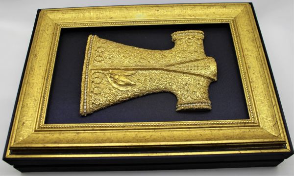 Dark Brown Yaldızlı Kaftan Çerçeveli Çikolata Kutusu Hediyelik Tablo Çikolata 48'li