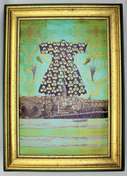 Dark Brown Kaftan Çerçeveli Çikolata Kutusu Hediyelik Tablo Çikolata 48'li