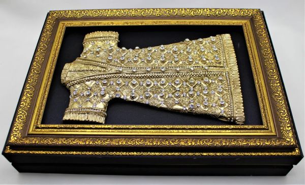 Dark Brown Kaftan Çerçeveli Çikolata Kutusu Hediyelik Tablo Çikolata 48'li